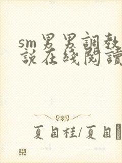 sm男男调教小说在线阅读
