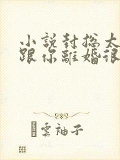小说封总太太想跟你离婚很久了容辞在线阅