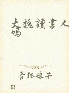 大魏读书人好看吗封面