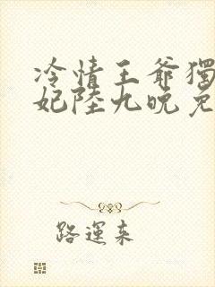 冷情王爷独宠王妃陆九晚免费阅读封面