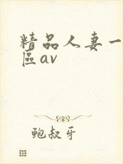 精品人妻一区二区av