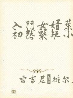 入门女婿叶辰萧初然系统小说