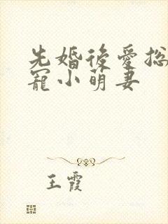 先婚后爱总裁蜜宠小萌妻