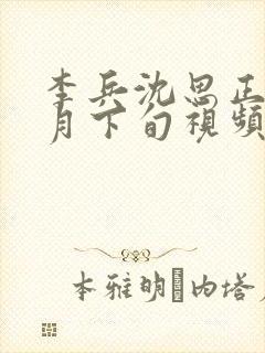 李兵沈思正值十月下旬视频笔趣阁