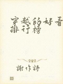 穿越的好看小说排行榜