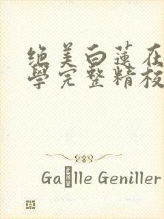 绝美白莲在线教学完整精校版txt封面