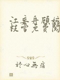 江妄舟顾婉禾宋枝雪免费阅读封面