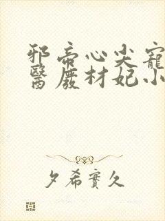 邪帝心尖宠:鬼医废材妃小说免费阅读