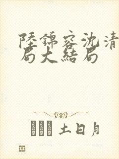 陆锦容沈清羽结局大结局封面