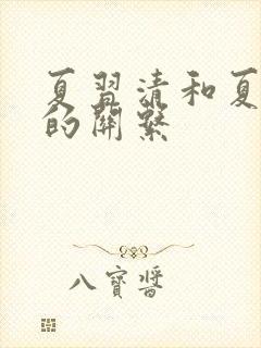 夏习清和夏知许的关系