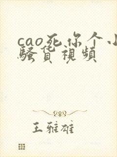 cao死你个小骚货视频