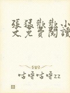 张猛欢欢小说全文免费阅读最新章节封面