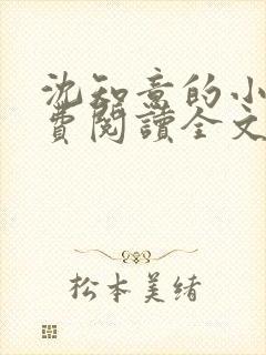 沈知意的小说免费阅读全文封面