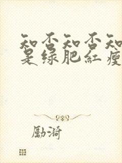 知否知否知否应是绿肥红瘦 原著