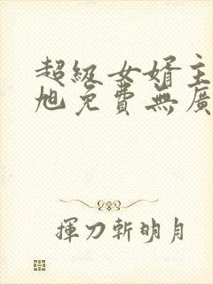 超级女婿主角赵旭免费无广告