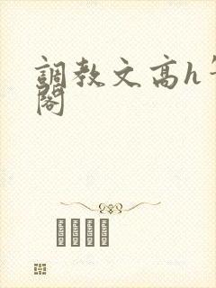 调教文高h笔趣阁
