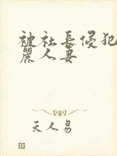 被社长侵犯的美丽人妻