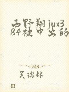 西野翔jux384被中出的人妻