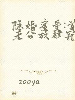 隐婚蜜爱:首席老公放肆宠