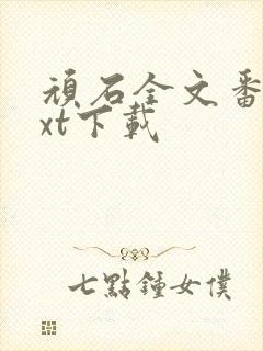 顽石全文番外txt下载