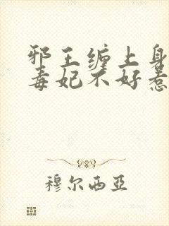 邪王缠上身邪医毒妃不好惹