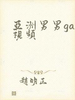 亚洲男男gay视频