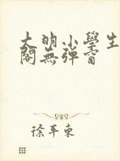 大明小学生笔趣阁无弹窗