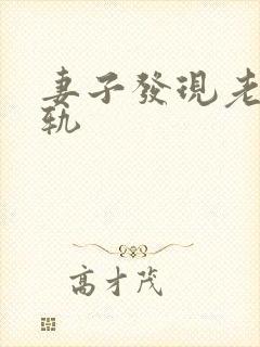 妻子发现老公出轨