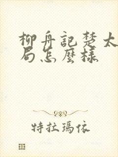 柳舟记楚太妃结局怎么样封面