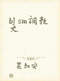 bl sm调教文