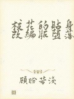校花的贴身高手改编版堕落封面