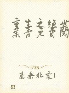 重生之绝世兵王叶青免费阅读封面