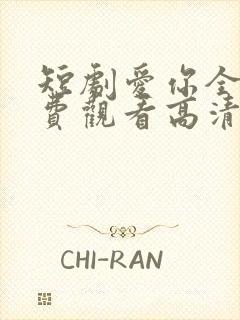 短剧爱你全集免费观看高清封面