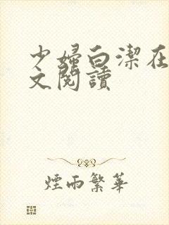 少妇白洁在线原文阅读封面
