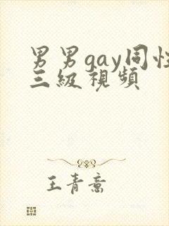 男男gay同性三级视频