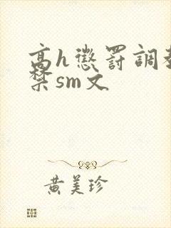 高h惩罚调教囚禁sm文