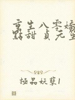 重生八零娇妻有点甜 贞元笙