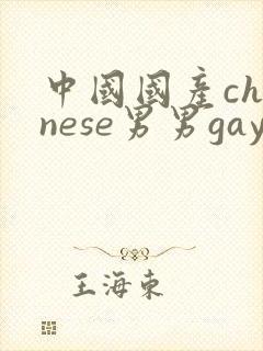 中国国产chinese男男gay gay网站