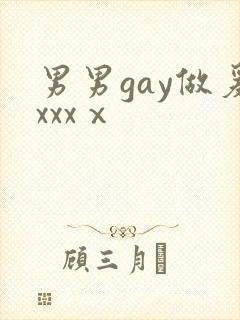 男男gay做爰xxxⅹ