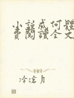 小说成何体统免费阅读全文