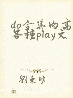 do合集肉高h各种play文