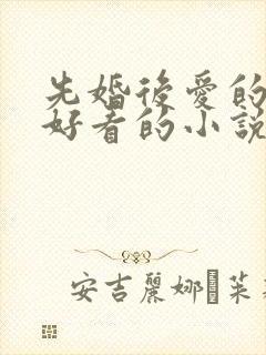 先婚后爱的言情好看的小说推荐