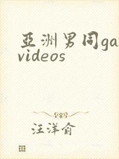 亚洲男同gayvideos