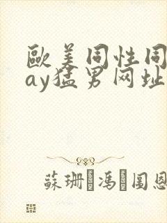 欧美同性同志gay猛男网址