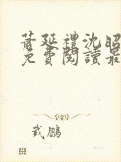 萧延礼沈昭全文免费阅读最新章节封面
