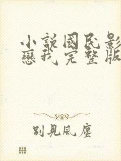 小说国民影帝暗恋我完整版