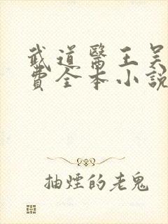 武道医王吴东免费全本小说封面