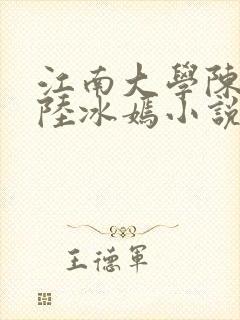 江南大学陈宝柱陆冰嫣小说
