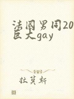 法国男同20超巨大gay
