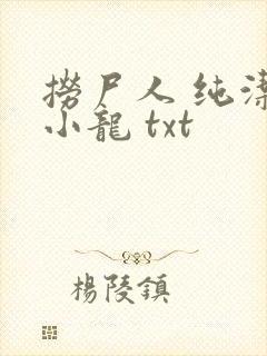 捞尸人 纯洁滴小龙 txt